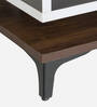 Ainsley Coffee Table In Brown & White Finish