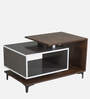 Ainsley Coffee Table In Brown & White Finish