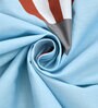 Air Balloon Single Bedsheet with 2 Pillow covers in Blue Colour