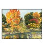 Air Garden Multicolor Canvas Framed Landscape Art Print
