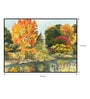 Air Garden Multicolor Canvas Framed Landscape Art Print