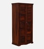 Airavana Sheesham Wood 2 Door Wardrobe In Scratch Resistant Honey Oak Finish