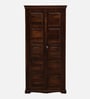 Airavana Sheesham Wood 2 Door Wardrobe In Scratch Resistant Provincial Teak Finish