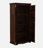 Airavana Sheesham Wood 2 Door Wardrobe In Scratch Resistant Provincial Teak Finish