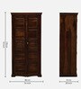 Airavana Sheesham Wood 2 Door Wardrobe In Scratch Resistant Provincial Teak Finish Airavana Sheesham Wood 2 Door Wardrobe In Scratch Resistant Provincial Teak Finish