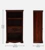 Airavana Sheesham Wood Book Shelf in Scratch Resistant Honey Oak Finish