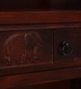 Airavana Sheesham Wood Book Shelf in Scratch Resistant Honey Oak Finish