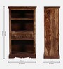 Airavana Sheesham Wood Book Shelf in Scratch Resistant Provincial teak  Finish