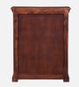 Airavana Sheesham Wood Cabinet in Scratch Resistant Honey Oak Finish