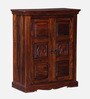 Airavana Sheesham Wood Cabinet in Scratch Resistant Honey Oak Finish Airavana Sheesham Wood Cabinet in Scratch Resistant Honey Oak Finish