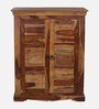 Airavana Sheesham Wood Cabinet in Scratch Resistant Provincial Teak Finish