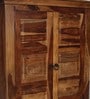 Airavana Sheesham Wood Cabinet in Scratch Resistant Provincial Teak Finish