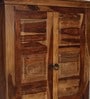 Airavana Sheesham Wood Cabinet in Scratch Resistant Provincial Teak Finish