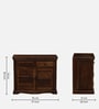 Airavana Sheesham Wood Cabinet in Scratch Resistant Provincial Teak Finish with Drawers