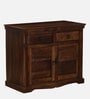 Airavana Sheesham Wood Cabinet in Scratch Resistant Provincial Teak Finish with Drawers