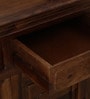 Airavana Sheesham Wood Cabinet in Scratch Resistant Provincial Teak Finish with Drawers