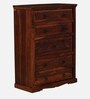 Airavana Sheesham Wood Chest Of Drawers in Scratch Resistant Honey Oak Finish Airavana Sheesham Wood Chest Of Drawers in Scratch Resistant Honey Oak Finish