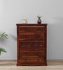 Airavana Sheesham Wood Chest Of Drawers in Scratch Resistant Honey Oak Finish