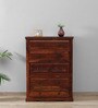 Airavana Sheesham Wood Chest Of Drawers in Scratch Resistant Honey Oak Finish Airavana Sheesham Wood Chest Of Drawers in Scratch Resistant Honey Oak Finish