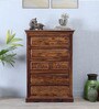 Airavana Sheesham Wood Chest Of Drawers in Scratch Resistant Provincial Teak Finish Airavana Sheesham Wood Chest Of Drawers in Scratch Resistant Provincial Teak Finish