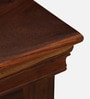 Airavana Sheesham Wood LHS Bedside Table in Scratch Resistant Provincial Teak