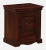Airavana Sheesham Wood RHS Bedside Table in Scratch Resistant Honey Oak Finish