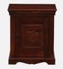 Airavana Sheesham Wood RHS Bedside Table in Scratch Resistant Honey Oak Finish