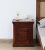 Airavana Sheesham Wood RHS Bedside Table in Scratch Resistant Honey Oak Finish