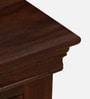 Airavana Sheesham Wood RHS Bedside Table in Scratch Resistant Provincial Teak