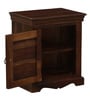 Airavana Sheesham Wood RHS Bedside Table in Scratch Resistant Provincial Teak