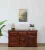 Airavana Sheesham Wood Sideboard in Scratch Resistant Honey Oak Finish