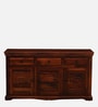 Airavana Sheesham Wood Sideboard in Scratch Resistant Honey Oak Finish
