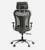 Airavat Breathable Mesh Office Chair In Black Colour