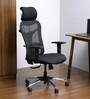 Airavat Breathable Mesh Office Chair In Black Colour