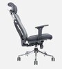 Airavat Breathable Mesh Office Chair In Black Colour