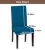 Airforce Blue Polycotton Solid 14x18 Inches Chair Covers  (1 piece)