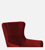 Airtimes Velvet Wing chair in Wine Red Colour