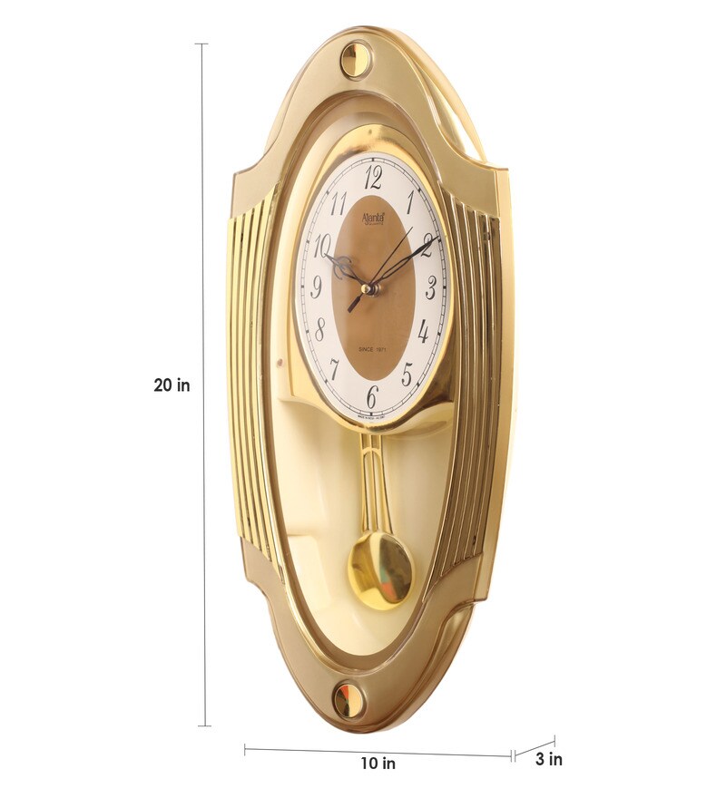 Buy Ajanta Golden Plastic and Wood 9.5 x 2.8 x 20.1 Inch Musical Wall