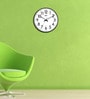Ajanta AQ 1477 Round Black  Wood Wall Clock