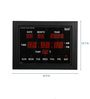 Black Plastic Digital Wall Clock