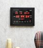 Black Plastic Digital Wall Clock