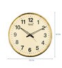 Cream Plastic Contemporary Wall Clock