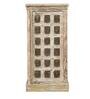 Ajiva Solid Wood Cabinet In Distress Finish