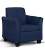 Ajmer 1 Seater Sofa in Cherry Blue Colour