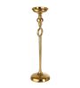 Ajna Gold Aluminium Candle Holder