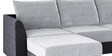 Akrons 6 Seater L Shape Sofa Set In Light Greyy & Dark Grey Colour