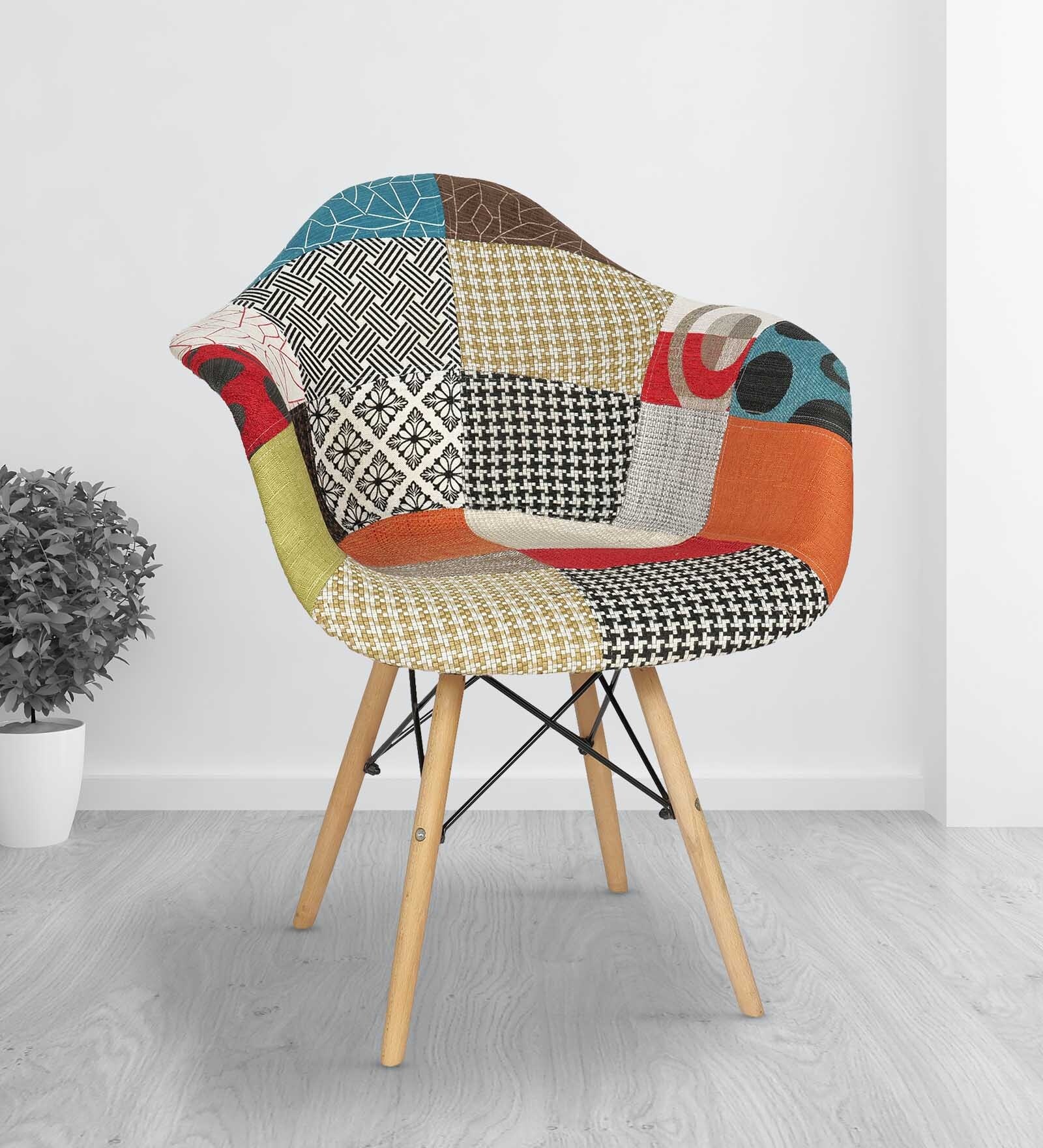 Akemi Iconic DSW Replica Chair in pattern Color Akemi Iconic DSW Replica Chair in pattern Color