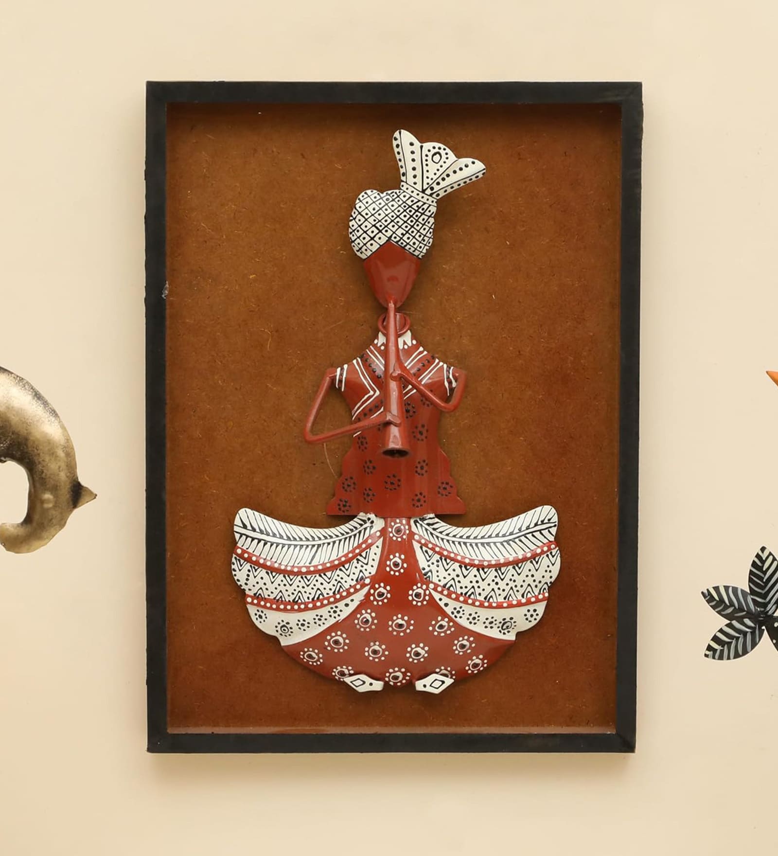 Akemi Flute Handpainted Wall Decor
