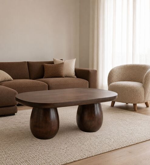Akira Centre Table In Dark Walnut Finish