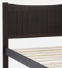 Akako Solid Wood Single Bed in Warm Chestnut Finish
